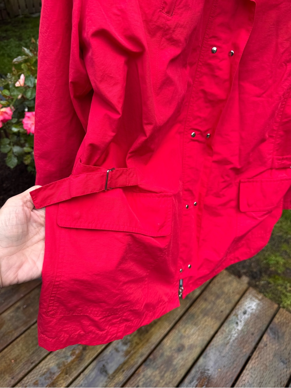 Elena Miro Bright Red Utility Jacket - Picture 2 of 9